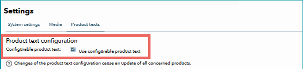 Fig.5: Use configurable product text