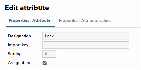 Fig.1: Choosing a designation for the new attribute