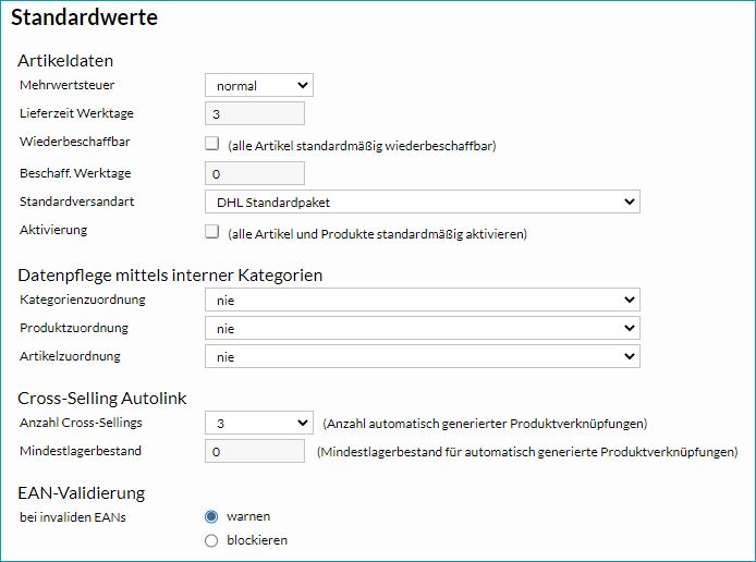 admin_standardwerte