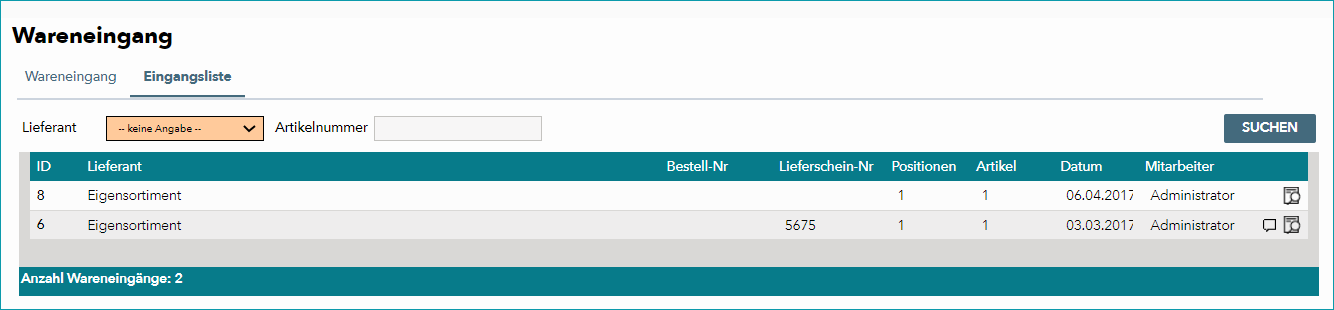 Eingangsliste_Wareneingang_DE