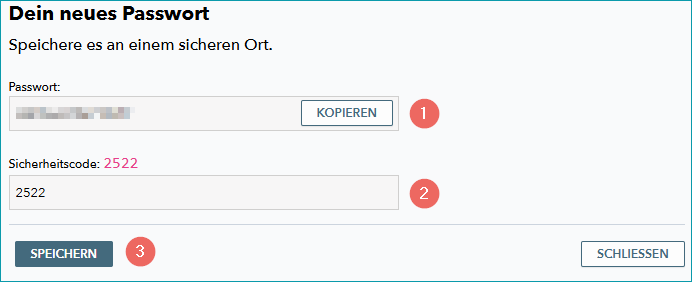 Neue Zugangsdaten_de