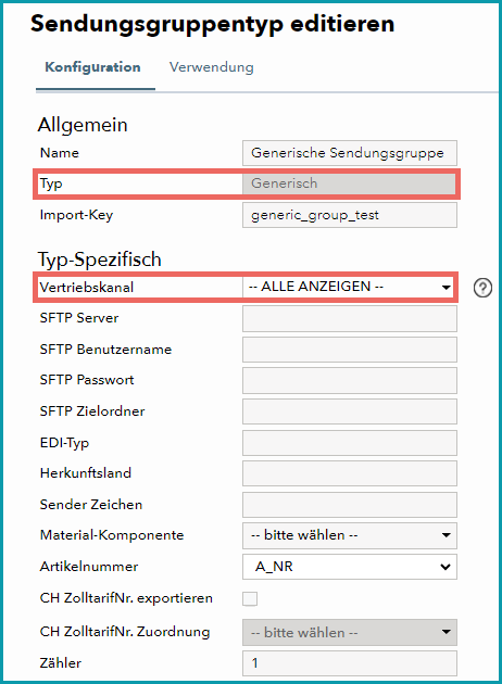 Abb.1: Generischer Sendungsgruppentyp