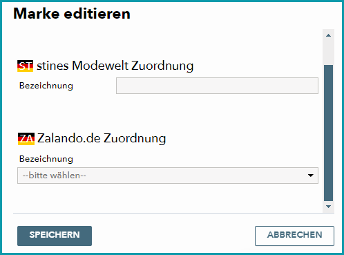 Abb.2: Marke editieren Abb.2: Marke editieren