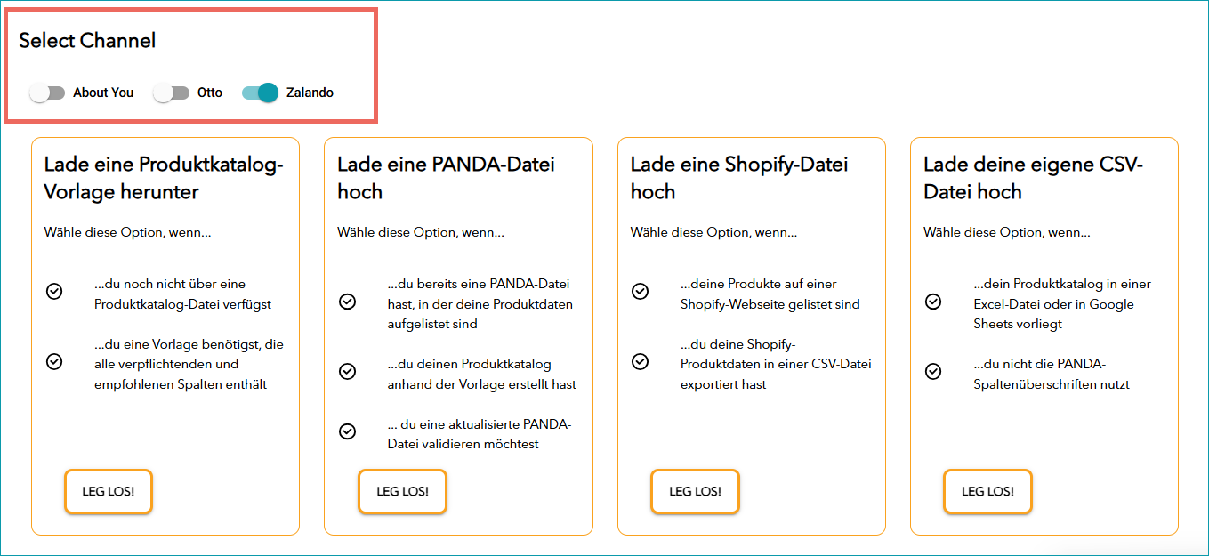 Abb. 2: Optionen im Import Wizard Abb. 2: Optionen im Import Wizard