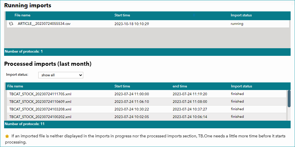 Fig.1: The Import Protocol menu