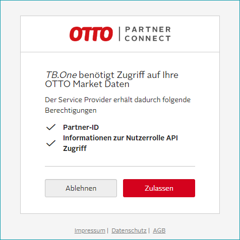 Otto Partner Connect Grant Access_DE