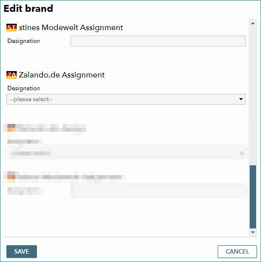 Fig.2: Edit brand