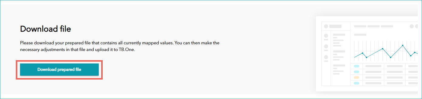 Fig.9: Downloading the prepared file in the Import Wizard