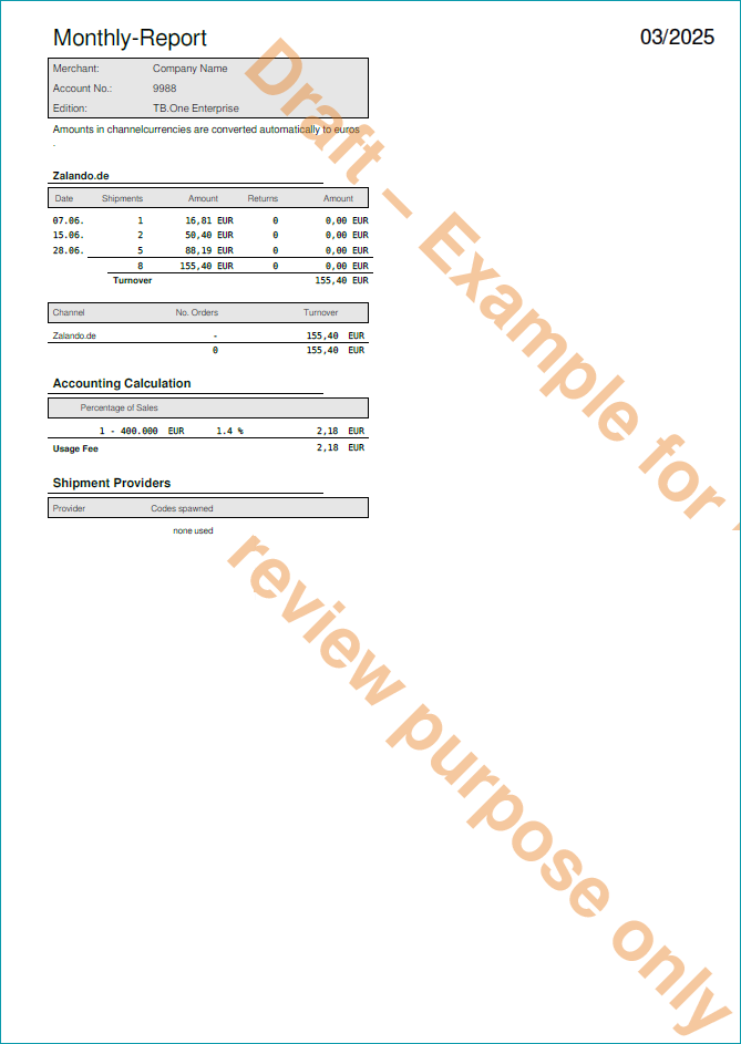 Monthly Report Monthly Report