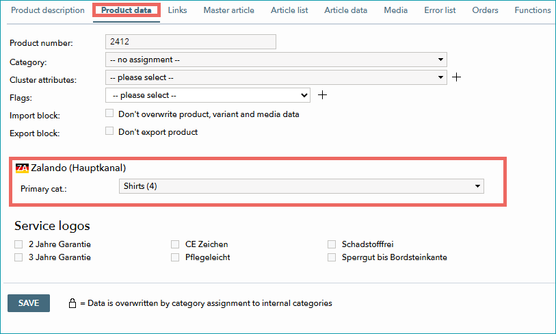 Assigning a category Assigning a category
